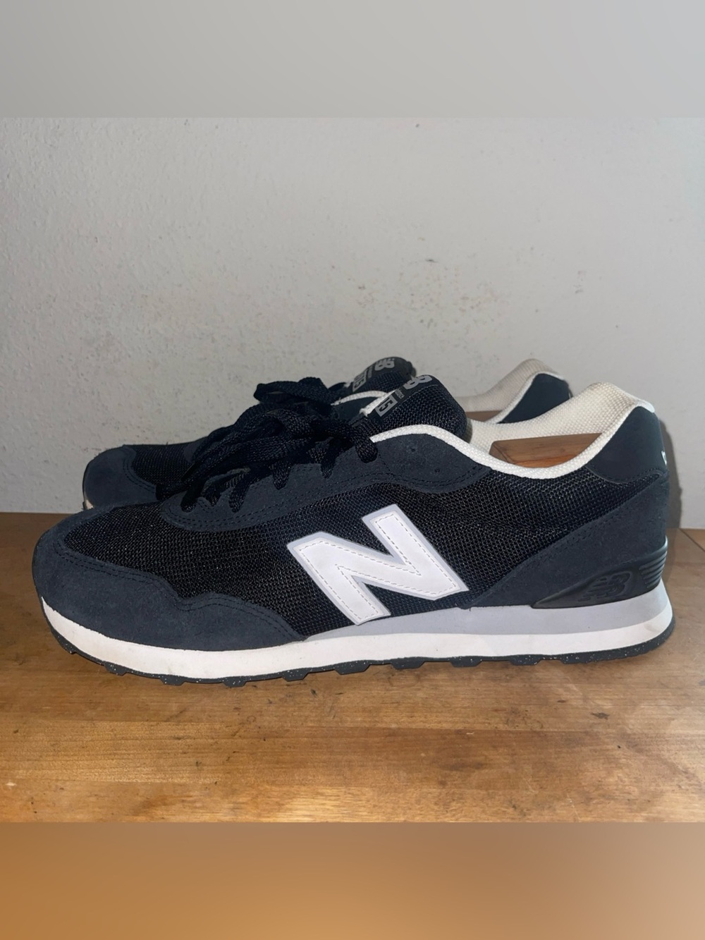 New Balance Men’s 515 Running Jogging Sneakers Black/White Suede Sz 12 - Picture 9 of 13